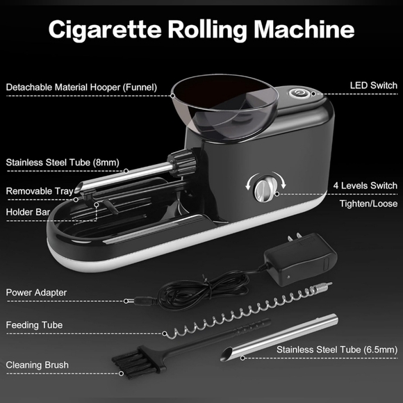 New In Box Electric Cigarette Rolling Machine - Picture 2 of 7